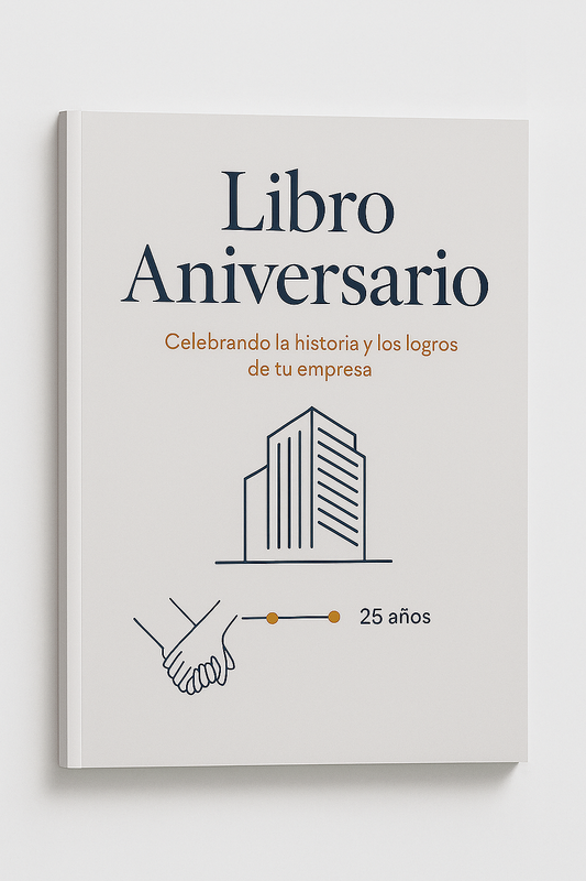 Libro Aniversario para empresas: Publicación conmemorativa personalizada